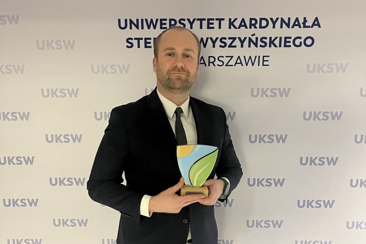 Plebiscyt ekologiczny UKSW, nagroda dla firmy Ścieki Polskie w kategorii Technologie