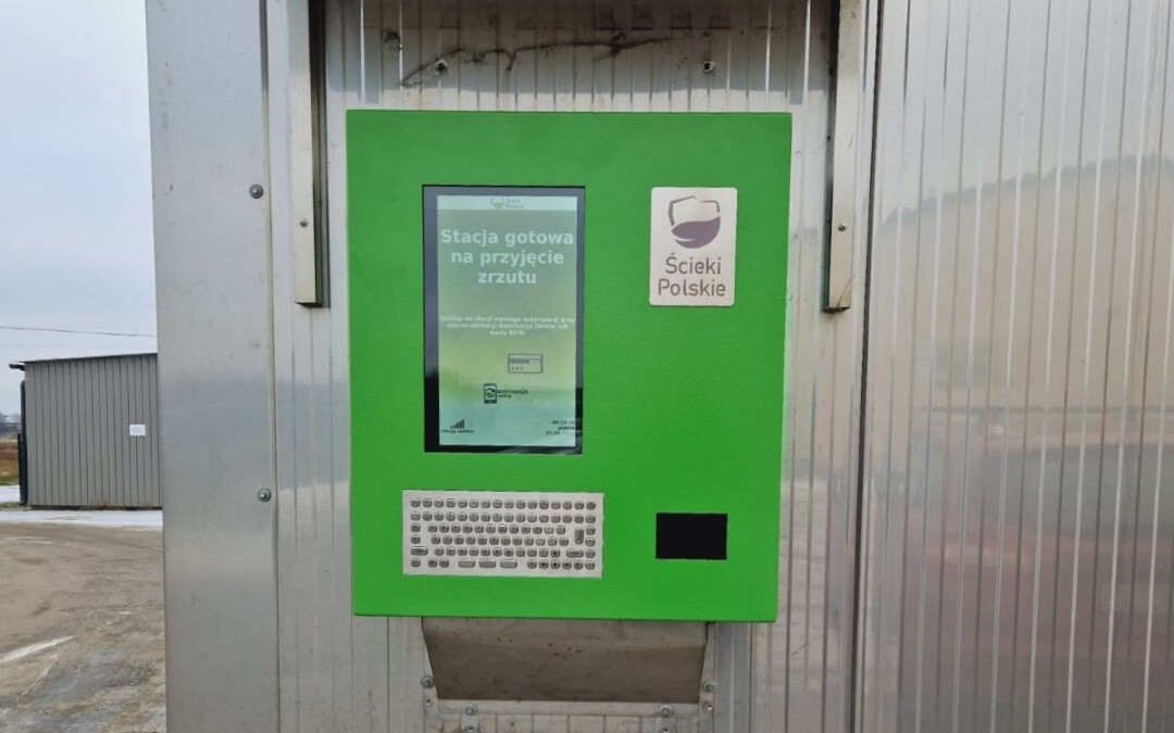Ścieki dowożone pod pełną kontrolą
