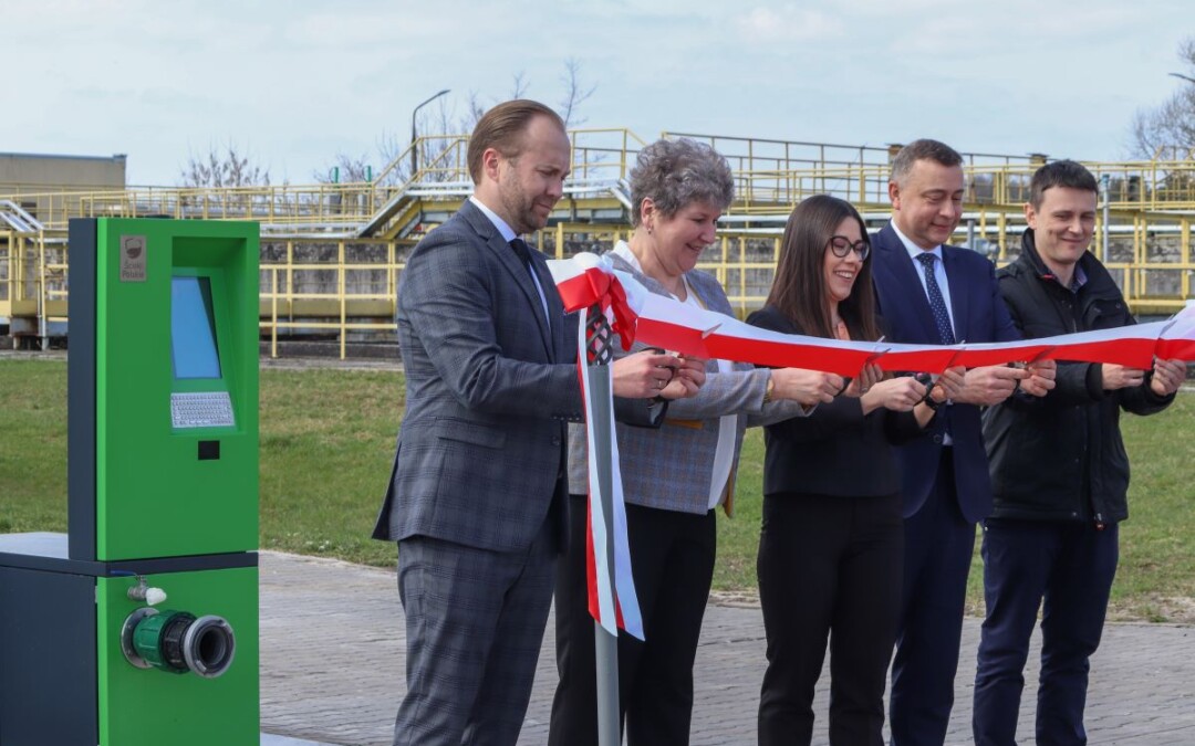 Najnowocześniejsza stacja zlewna już uruchomiona
